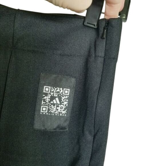 Adidas Karlie Kloss Womens Slim Fit Flared Leg Full-Length Pants‎ Black M Gym - Picture 15 of 16